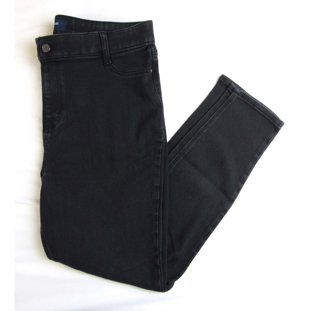 Isaac Mizrahi Jeans Skinny High Rise Black Women's Size M - Picture 2 of 6